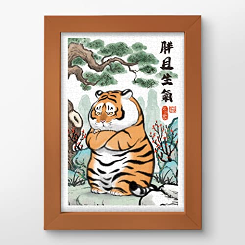 Pintoo Jigsaw Puzzles 600 Piece for Adults Alexander The Fat Tiger Chubby and Angry Beautiful Plastic Puzzle for Home Decor Zero Dust Easy Storage H2643 - Image 5