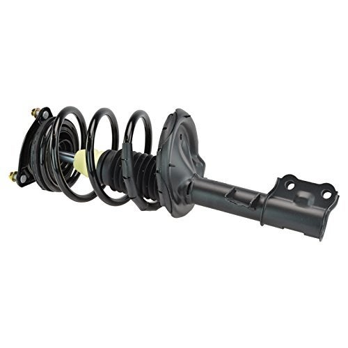 TRQ Front and Rear Suspension Kit Complete Strut & Coil Spring Assembly Shock Absorber Sway Bar Stabilizer Link Compatible with 2007-2010 Hyundai Elantra - Image 3