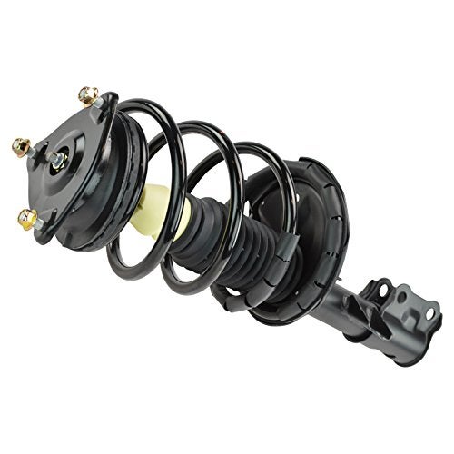 TRQ Front and Rear Suspension Kit Complete Strut & Coil Spring Assembly Shock Absorber Sway Bar Stabilizer Link Compatible with 2007-2010 Hyundai Elantra - Image 2