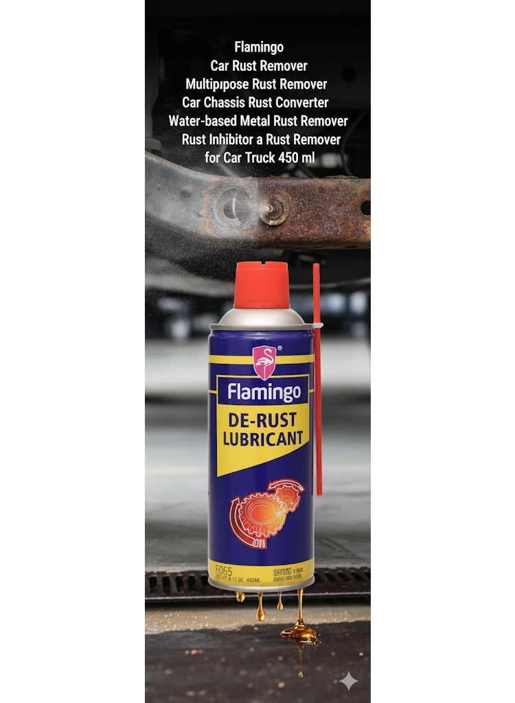 Flamingo Pro Car Chassis Rust Converter & Metal Primer (450ml) | Water-based Anti-Rust Remover & Inhibitor for Car, Truck & Gates - Image 2