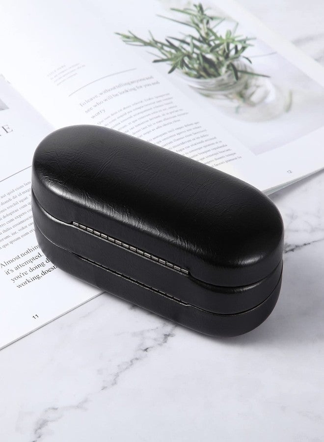 AITIME 2 in 1 Double Sided Portable Contact Lens and Eyeglasses Case - Marbling, Multifunction, Durable, Compact, Portable Storage Kit - Image 3