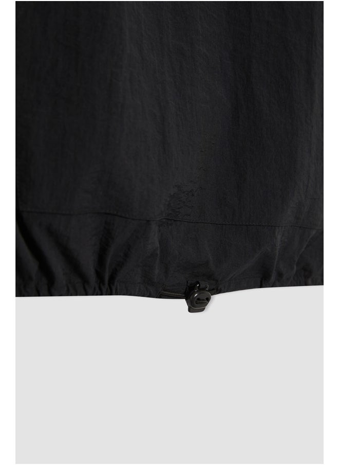 DeFacto - Girl Cropped Fit Woven Short Sleeve Blouse - Image 1