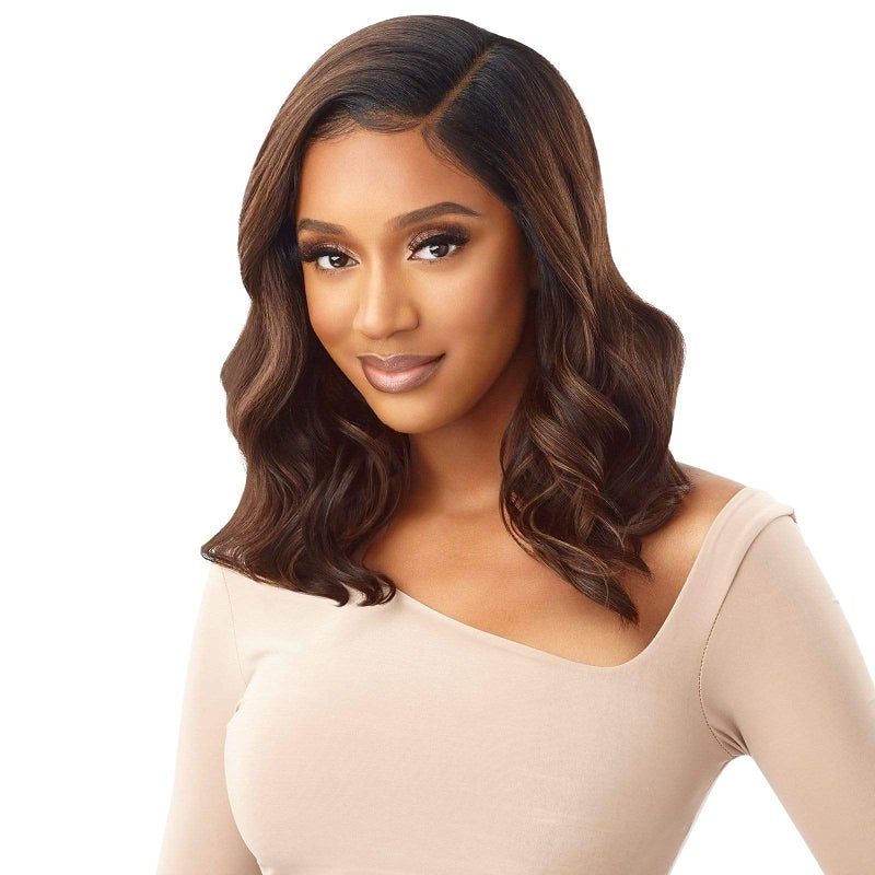 Outre Melted Hairline Synthetic HD Lace Front Wig HERMINIA 1 Jet Black