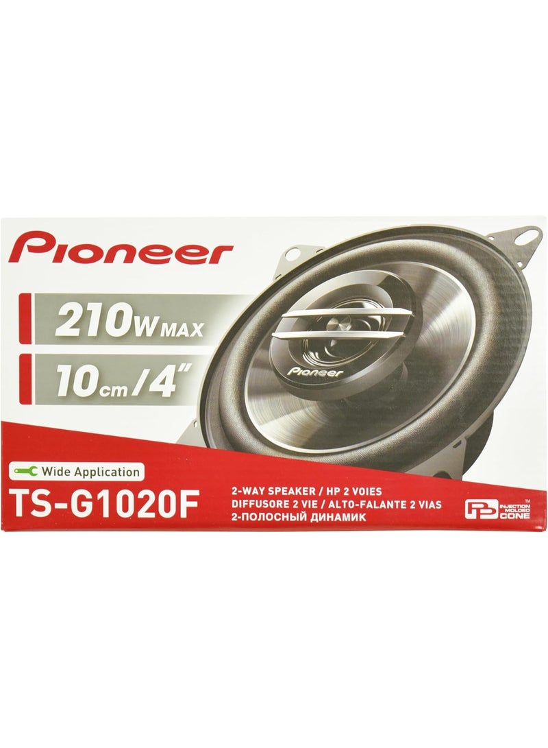 بايونير نظام مكبرات صوت Ts-G1020F ثنائي الاتجاه، بقوة 210 واط، مقاس 4 بوصات - Image 3