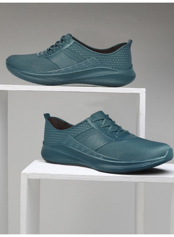 أجانتا حذاء أجانتا سهل الارتداء أزرق اللون مقاوم للماء للرجال - Image 2