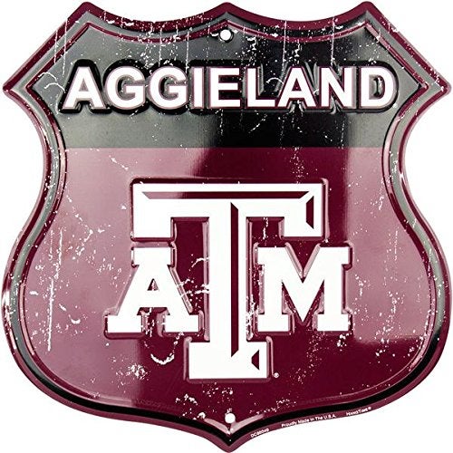 Hangtime Aggieland - Texas A & M University Route Sign - Image 1