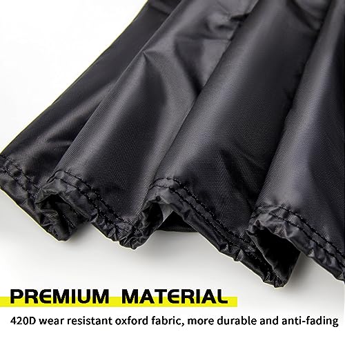 Guisong Gym Rack Cover with Waterproof Zipper, Protective Cover for Squat Rack and Weight Lifting Machine,Home Gym Workout Equipment Covers for Indoor or Outdoor-55.8"W x 40"D x 80"H - Image 2