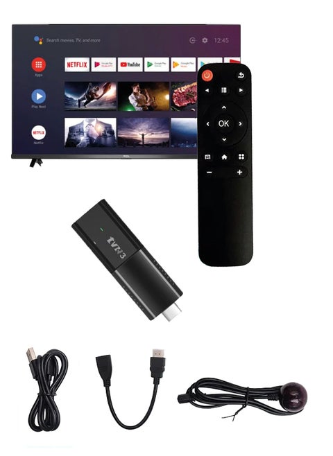 Receiver streaming device TV Stick 4K and Netflix with remote