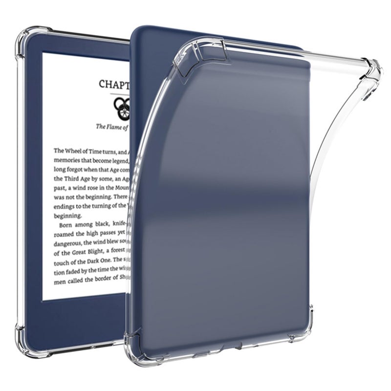 KXOYJAD Clear Case Compatible with Hanvon Clear 6, 6 Inch Kindle 2024 and iReader Neo 2 - Ultra Slim Soft TPU Transparent Cover, Lightweight and Durable Protection (Clear) - Image 1