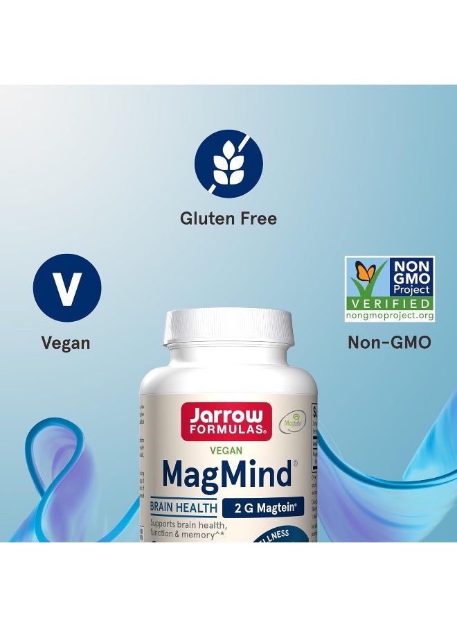jarrow formulas Jarrow Formulas MagMind - Includes Magnesium L-Threonate (Magtein) - Supports Brain Health & Function - 90 Capsules - 30 Servings  - Image 5