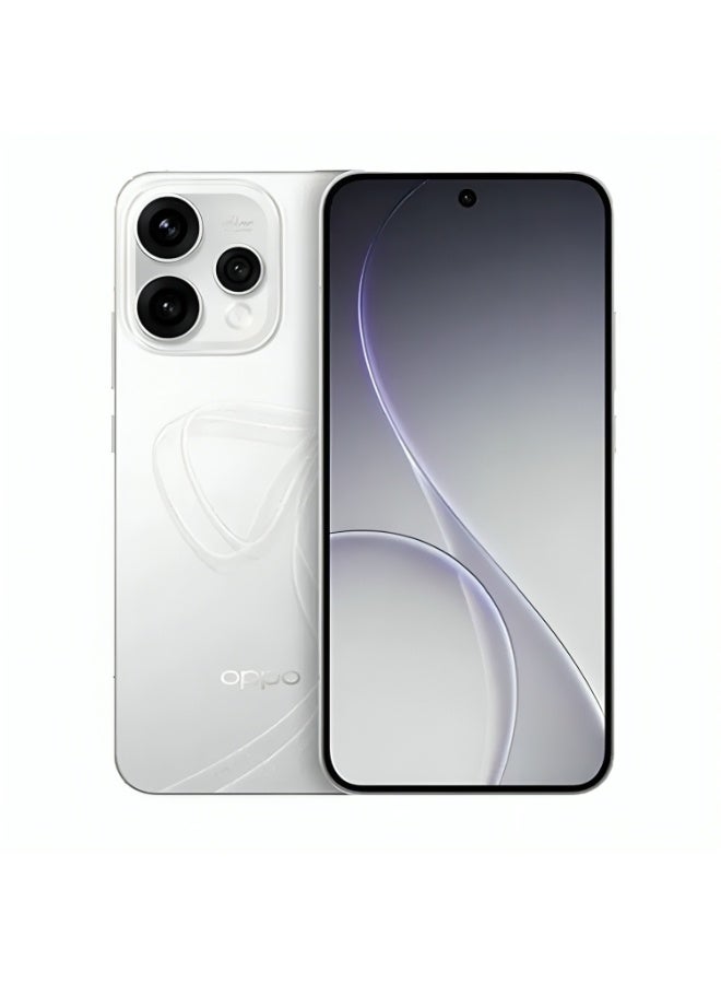 أوبو رينو15 ثنائي الشريحة، 256 جيجابايت، 12 جيجابايت رام، 5G - أبيض أوراورا - Image 1