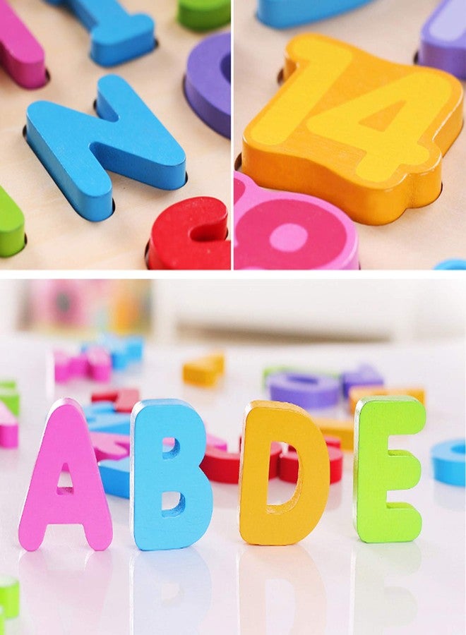 Boby Wooden Alphabet Puzzle Toys, ABC Letter & Number Puzzles for Toddlers 3 Year Old, Preschool Learning Toys for Kids, Educational Gift for Boys Girls - Image 3