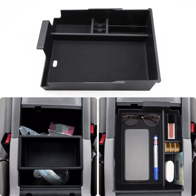 MARCHFA Center Console Organizer Tray for Hyundai Palisade 2023 Accessories Armrest Box Tray Organizer Insert Secondary Storage Box for Palisade 2023