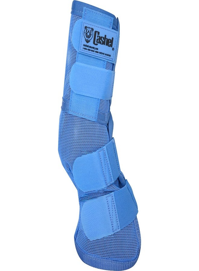 Cashel Crusader Horse Fly Leg Guards Small Horse/Arab Blue - Image 3