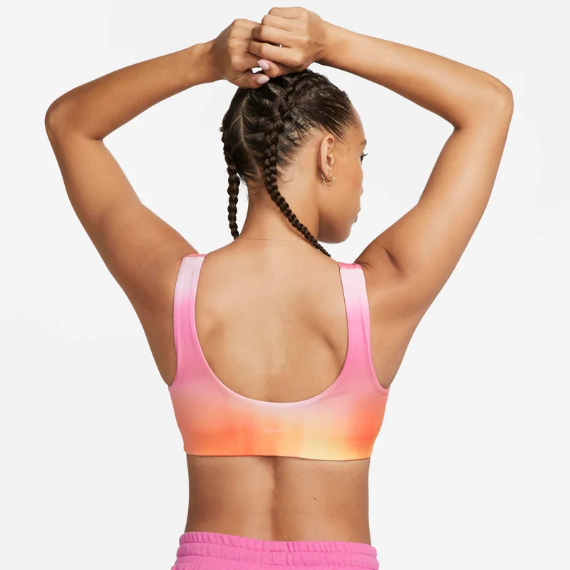 نايكي صدرية رياضية الايت اول يو بدعم متوسط برينتد للنساء