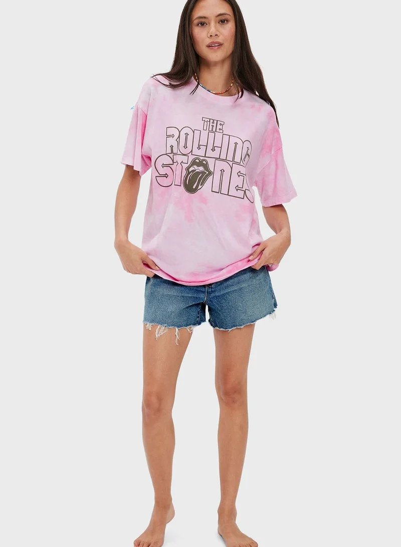 American Eagle Crew Neck Graphic T-Shirt