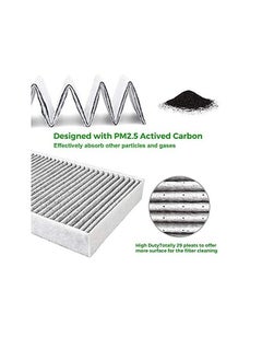 Generic Air Filter for Tesla Model 3 Filter Accessories, Replacement Cabin Air Filter for Model 3/Y 2017-2023, with Activated Carbon Replacement Cabin Air Intake Filter (2 Pcs)  - Image 5