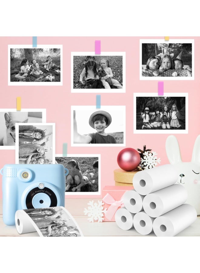 10 Rolls Kids Instant Camera Thermal Print Paper, 57mm/2.2 Inch HD Printing Refill Paper Compatible with Most Kids Instant Print Cameras - Image 3