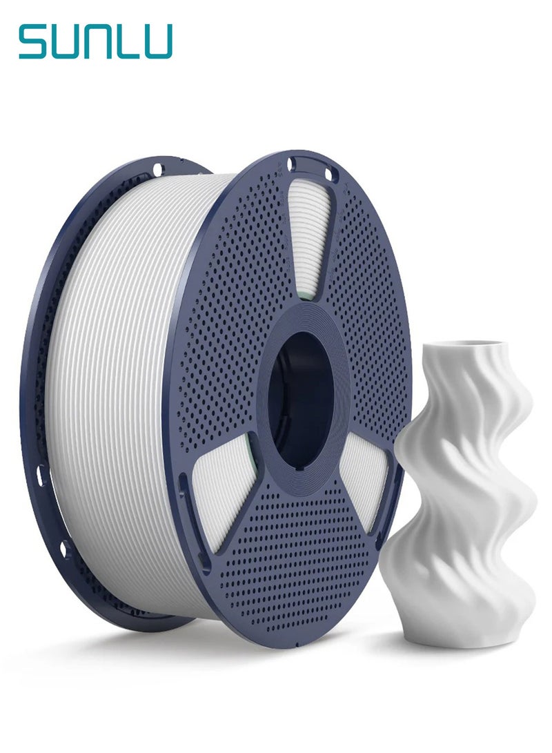 Sunlu High Speed Matte PETG 3D Filament 1.75mm,30mm/s-600mm/s Print Range,High Flow Speedy 3D Printer Filament,Fit Most FDM Printers,Bambu Labs Printer etc,1kg Spool,(White) - Image 1