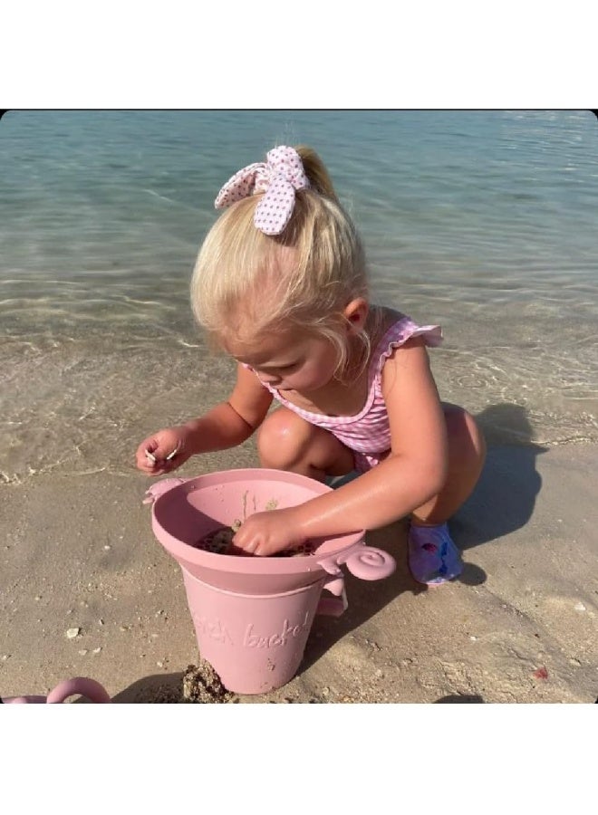 Scrunch Collapsible Panner with Handles, Silicone, Coral, Suitable for Ages 1+ - Image 3