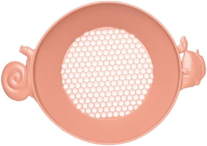 Scrunch Collapsible Panner with Handles, Silicone, Coral, Suitable for Ages 1+ - Image 2