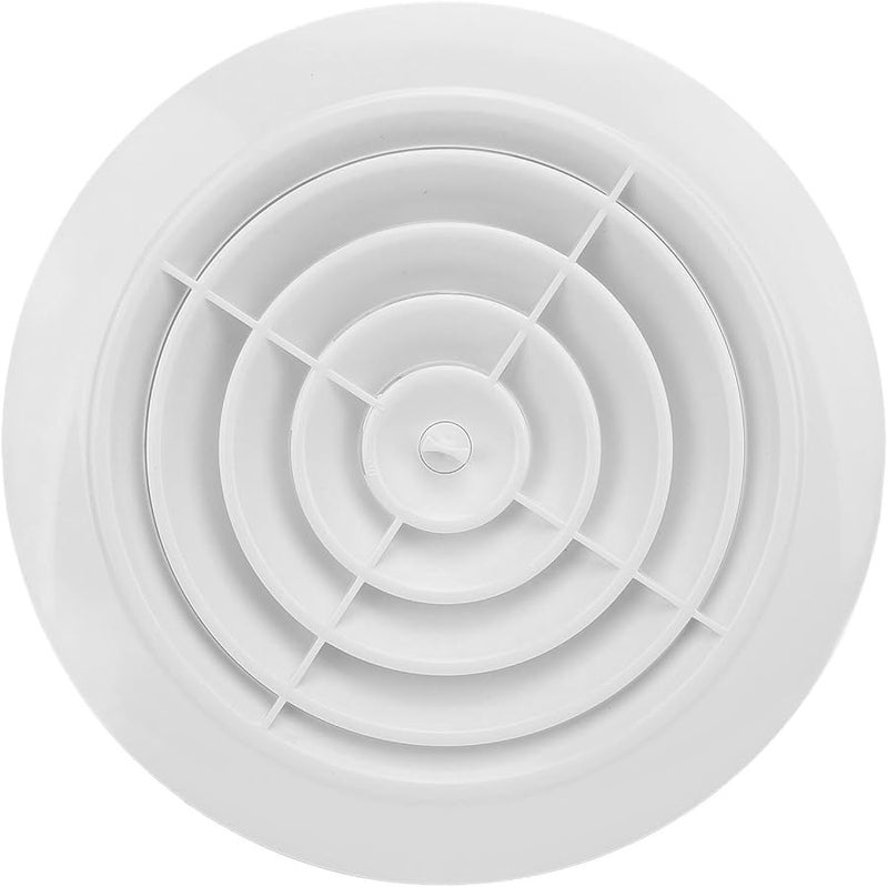 غطامة تهوية بلاستيكية ABS مستديرة قطر 150 مم للجدران والأسقف في الحمام والمطبخ والمنزل - Image 1
