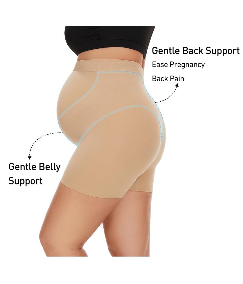KUNINDOME Maternity Shapewear for Dresses, Nude, Small - Image 2