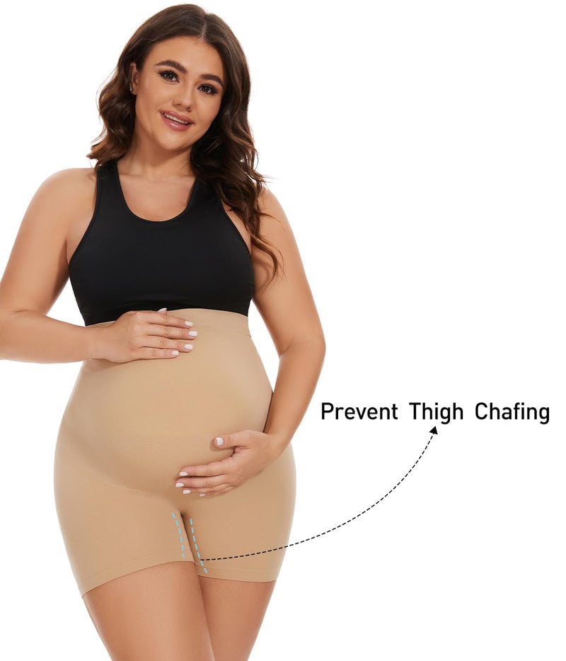 KUNINDOME Maternity Shapewear for Dresses, Nude, Small - Image 3