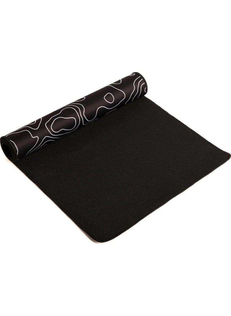 Rock Pow - Gaming Mouse Pad, Extended Large Mouse Pad, Waterproof, Non-Slip Rubber Base With Stitched Edges for Gaming 800mm x 300mm x 3mm - Image 1