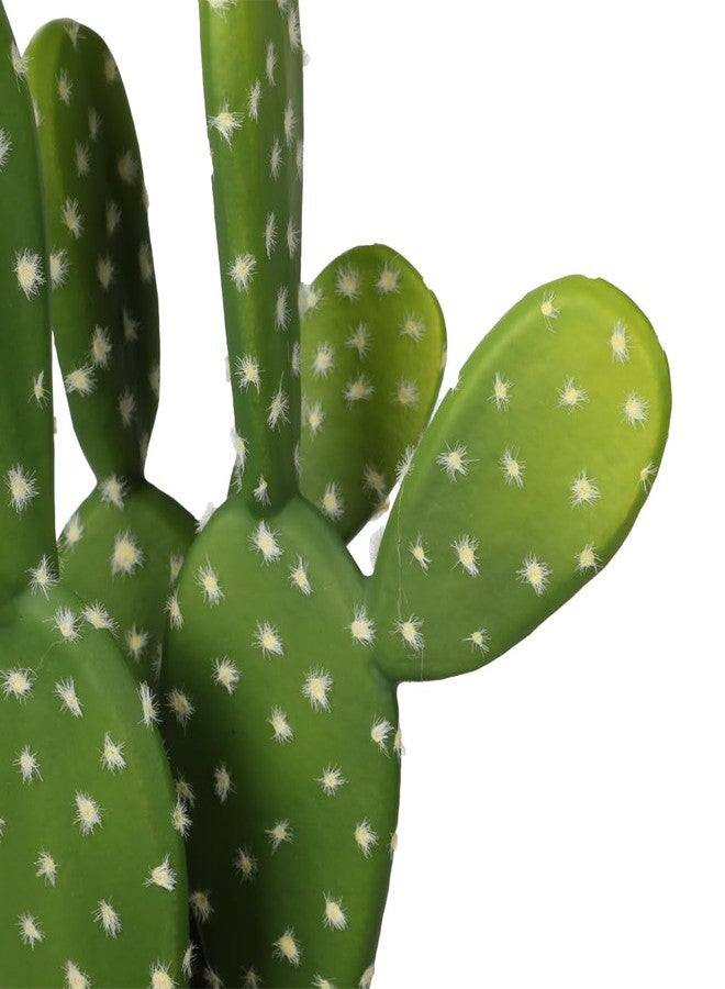 DILATATA 13” Small Fake Cactus Plant Potted Cactus 'Prickly Pear Cactus ' Faux Cacti Plants Artificial Cactus for Home Garden Office Decor Housewarming Gifts Fake Cacti - Image 2
