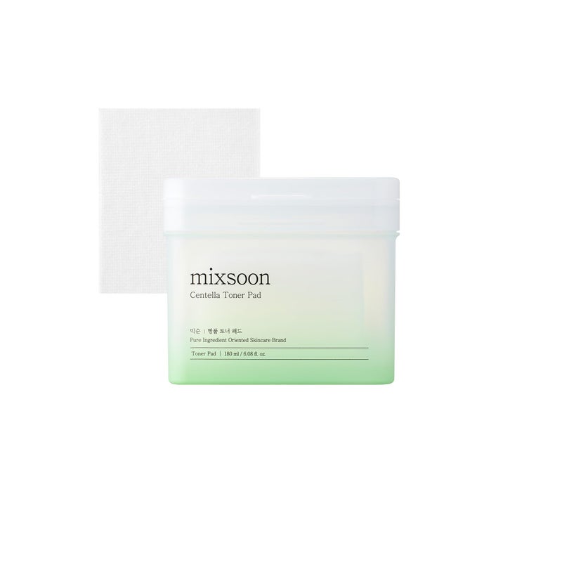 mixsoon Centella Asiatica Toner PadSoothing Hydrating and Balancing Facial CICA Pads Gentle Daily Care for Sensitive Calm Skin 180ml 608 floz 120 Sheets Korean Glass Skin Care - Image 2