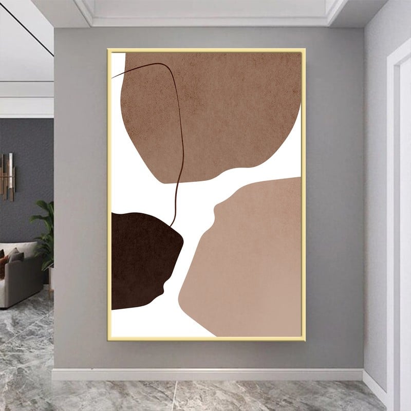 Marktna One piece of a Bohemian art canvas print with a hollow frame, measuring (50×70). - Image 3