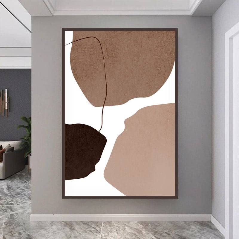 Marktna One piece of a Bohemian art canvas print with a hollow frame, measuring (50×70). - Image 2