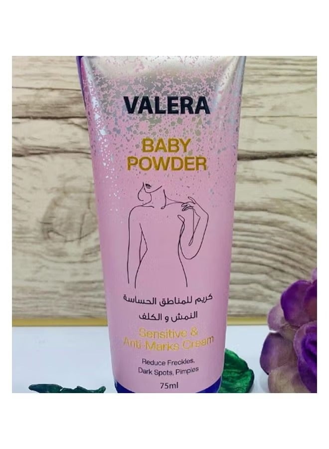Valera Baby Powder Cream for Sensitive Areas 75 ML - Image 2