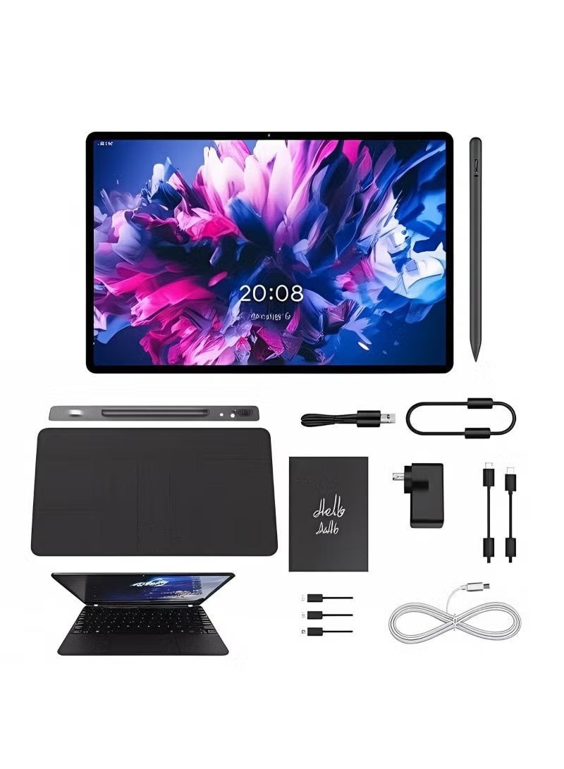 TIGER TAB 17 Android Tablet 11-inch Display, 8GB RAM, 512GB Storage, 8000mAh Battery, Fast 5GHz WiFi, Keyboard Case & Stylus Included, High-Performance Tablet for Work, Study, Gaming & Streaming - Grey - Image 2