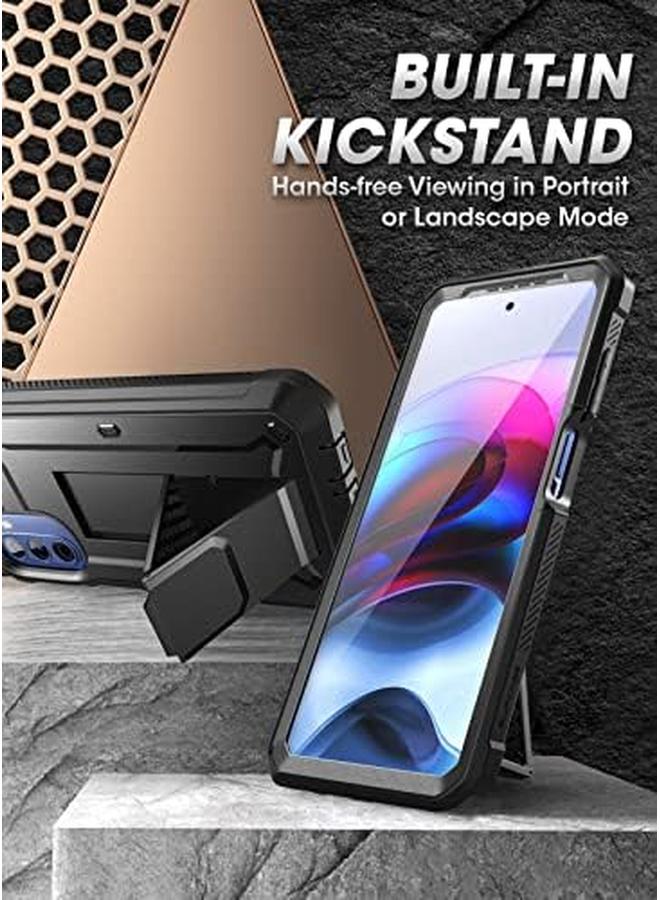 SupCase Unicorn Beetle Pro Series Case For Moto G Stylus 5G 2022 Not Fit 4G Version With Built In Screen Protector Full Body Rugged Belt Clip And Kickstand Case Black - Image 3