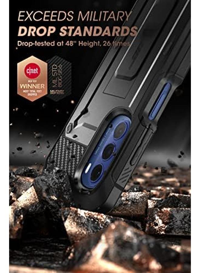 SupCase Unicorn Beetle Pro Series Case For Moto G Stylus 5G 2022 Not Fit 4G Version With Built In Screen Protector Full Body Rugged Belt Clip And Kickstand Case Black - Image 2