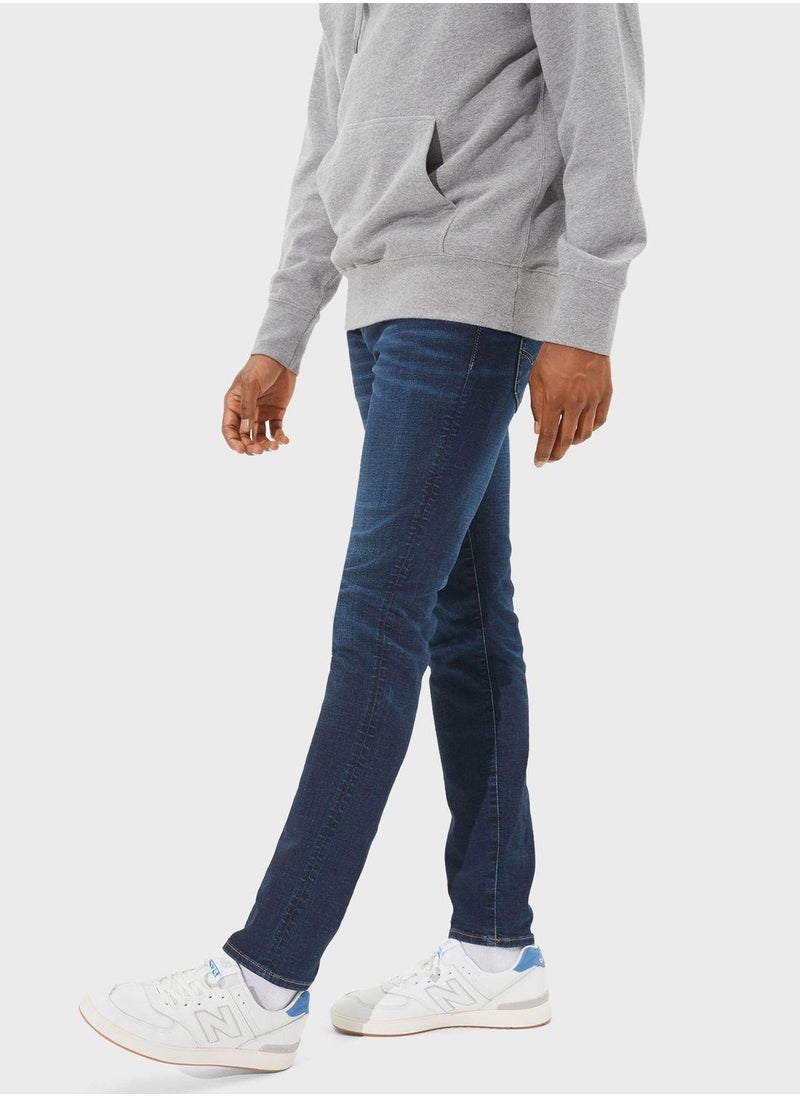 American Eagle - Mid Wash Skinny Fit Jeans - Image 1