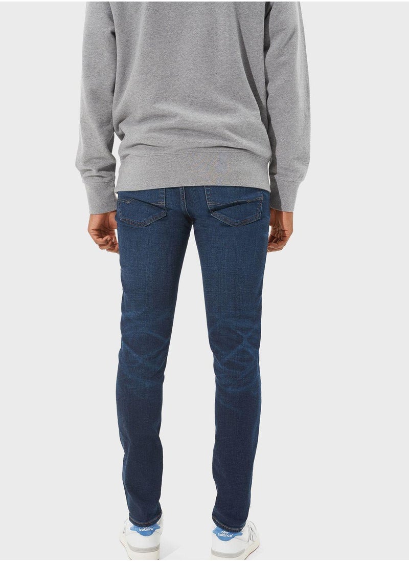 American Eagle - Mid Wash Skinny Fit Jeans - Image 1