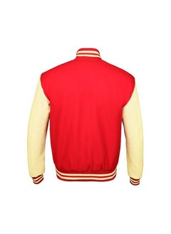 Generic Unisex Varsity Jacket - Premium Quality, Multiple Color Combinations - Retro Style College Jacket for Men & Women  - Image 2