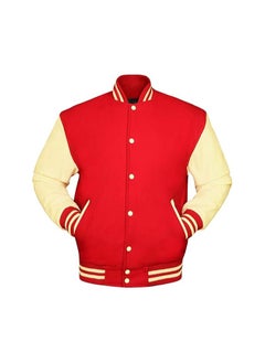 Generic Unisex Varsity Jacket - Premium Quality, Multiple Color Combinations - Retro Style College Jacket for Men & Women  - Image 4