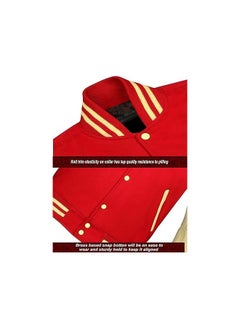 Generic Unisex Varsity Jacket - Premium Quality, Multiple Color Combinations - Retro Style College Jacket for Men & Women  - Image 5