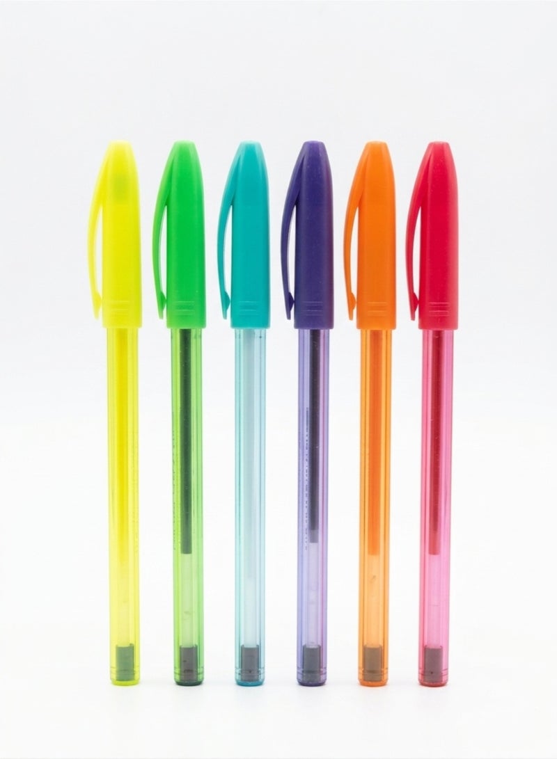 Prima Colorful Pens - 6 Bright Colors for Studying & Planning - Image 2