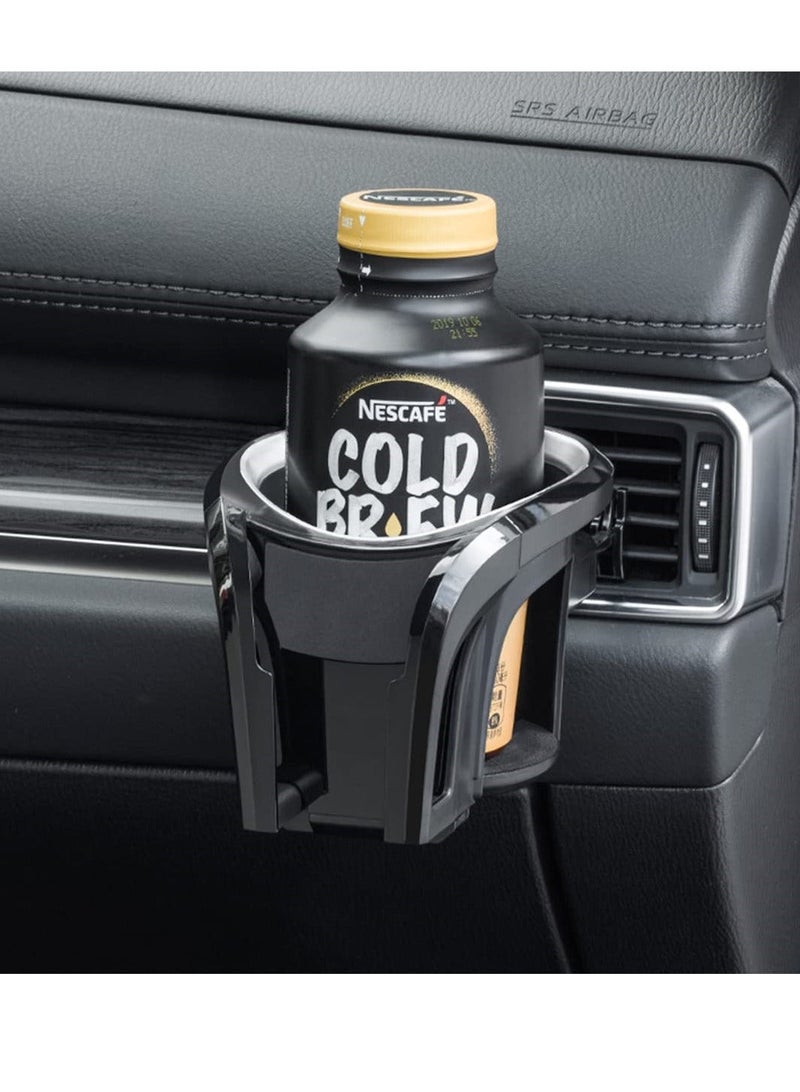 XiuWoo 2 in 1 Car Cup Holder and Phone Mount for Air Vent, Multifunctional Drink Stand, Adjustable Auto Conditioner Vent Bracket, Universal SUV Truck Van - Image 4