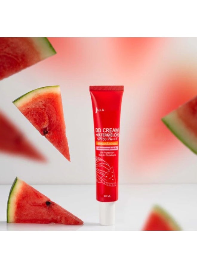 JULA DD Cream Watermelon Sunscreen 40g | Refreshing Sun Care with Hydration & Glow Boost - Image 3