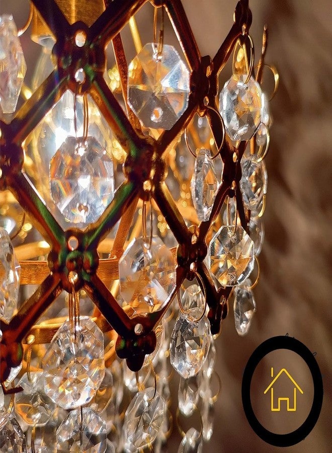 MFN Jhumar | for Home| Chandelier for Restaurant | Jhoomar for Hotel | Light Fixture (Gold Indian, 160MM) - Image 4