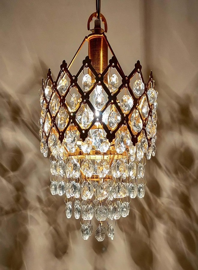MFN Jhumar | for Home| Chandelier for Restaurant | Jhoomar for Hotel | Light Fixture (Gold Indian, 160MM) - Image 2
