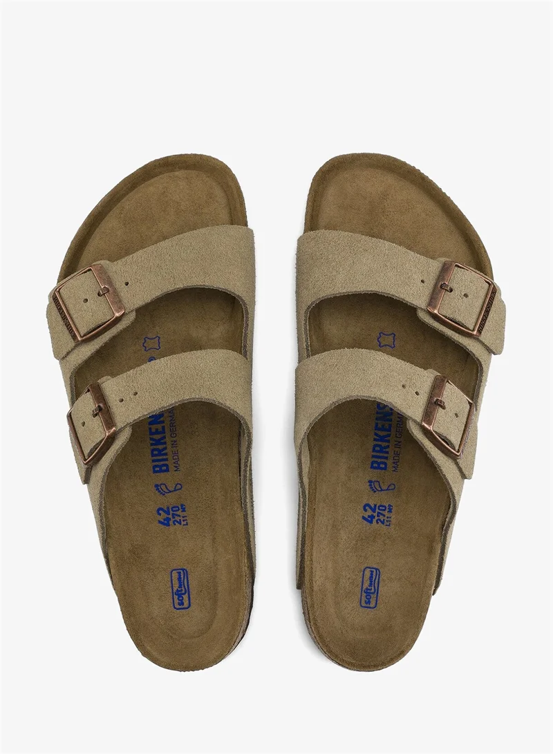 BIRKENSTOCK  Arizona Suede Leather Narrow Fit Sandals for Women | Best Price UAE
