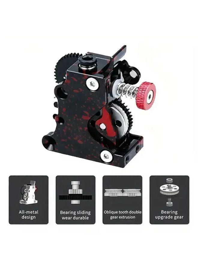 Upgraded HGX LITE 2 0 Full Metal Dual Gear Extruder Large Pump Drive Double Gear Kit - Image 3