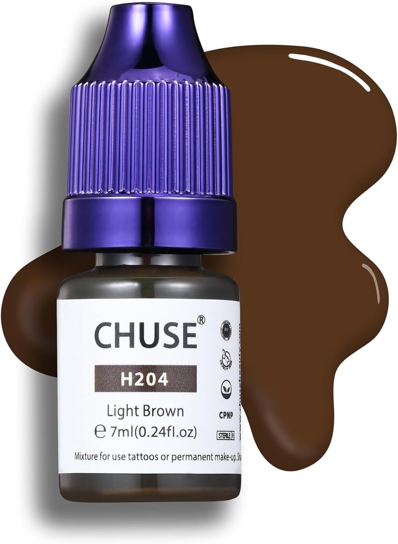 CHUSE PMU Hybrid Liquid Eyebrow Pigments 024oz7ml H204 Light Brown